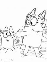 Bandit And Bingo Coloring Page Bluey 903  Coloringlivecom sketch template