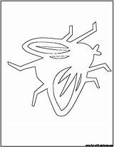 Insect Outlines Coloring Pages  Free Printable Colouring For sketch template