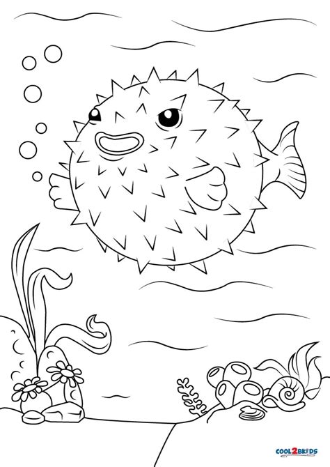 Puffer Fish Coloring Page | SexiezPicz Web Porn