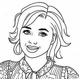Miley Cyrus In A Fun Pose Coloring Page  Pagescom sketch template