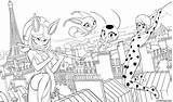 Miraculous Ladybug Cat Coloring Pages sketch template