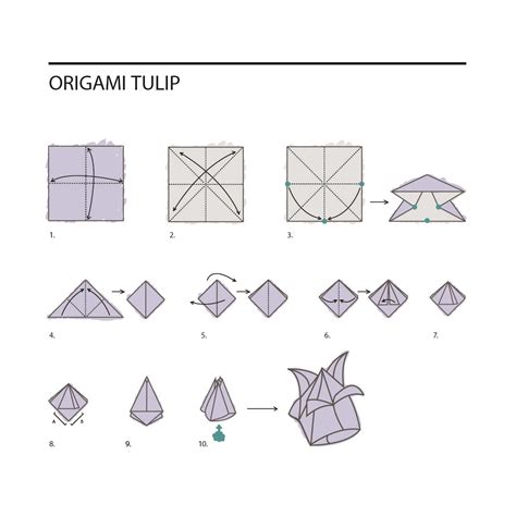 DIY Origami Flowers - Paperlust | Origami flowers, Origami easy, Tulip origami