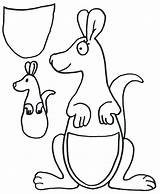 Baby Kangaroo Coloring Page At GetColoringscom  Free Printable sketch template