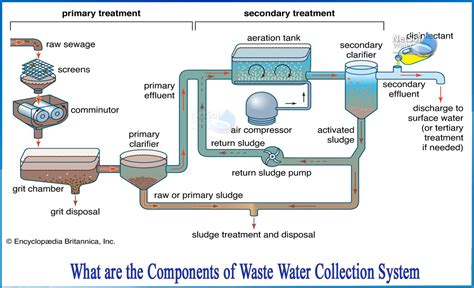 What are the components of waste water collection system