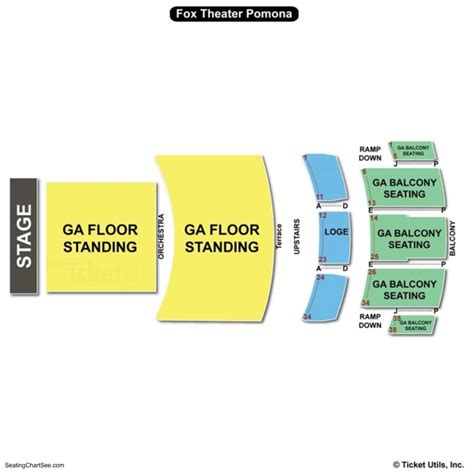 Fox Theater Pomona Seating Chart | Seating Charts & Tickets