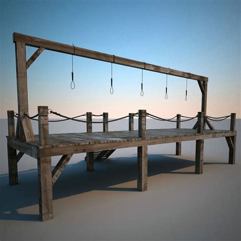 3ds max medieval gallows