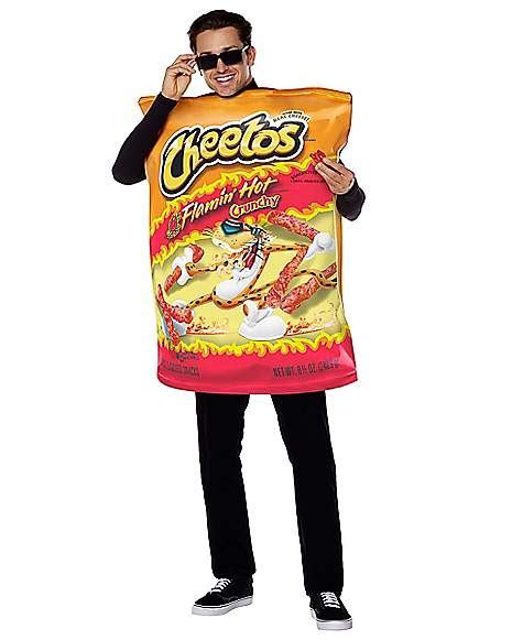 Adult Flamin' Hot Cheetos Bag Costume - Spirithalloween.com