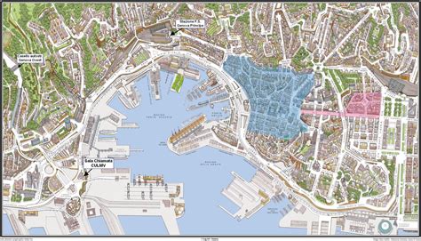 Genova - Cartina (2000×1145) | Genoa italy map, Tourist map, Genoa italy