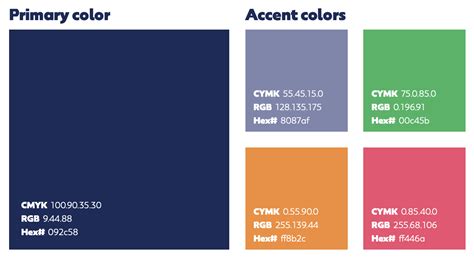 Pantone Navy Blue Cmyk