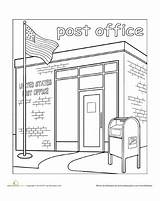 Post Office Coloring Pages sketch template