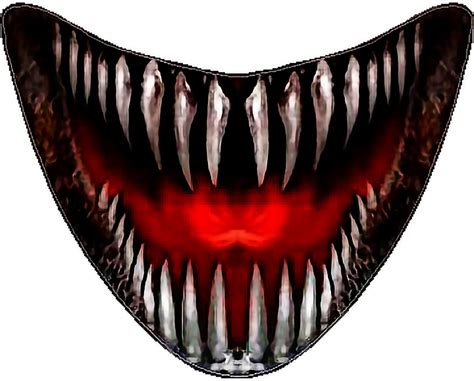 Teeth Mouth Lips Scary Monster Halloween Blade Teeth - Scary Mouth ...