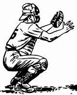 Baseball Catcher Coloring Pages – Warehouse Of Ideas sketch template