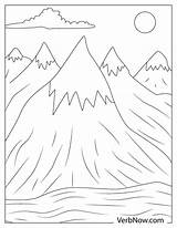 Free MOUNTAIN Coloring Pages For Download Printable PDF sketch template