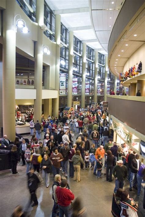 Concourse inside Xcel Energy Center | Minnesota, Xcel energy, Saint paul