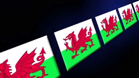 Welsh Flag Stock Footage ~ Royalty Free Stock Videos | Pond5