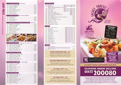 Golden Phoenix | Chinese Takeaway Food | Cleethorpes DN35 0DW