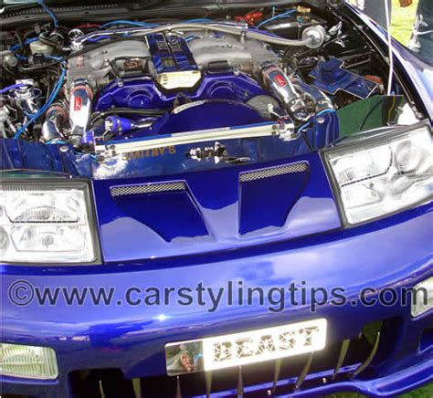 Nissan 300zx engine styling.