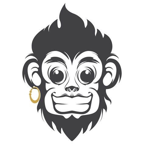 monkey vector illustration design icon logo 37789080 Vector Art at Vecteezy