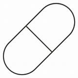 Pill coloring Page  ColouringPages sketch template