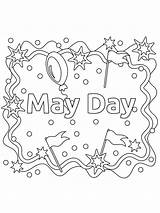 May Day coloring page  Free Printable sketch template