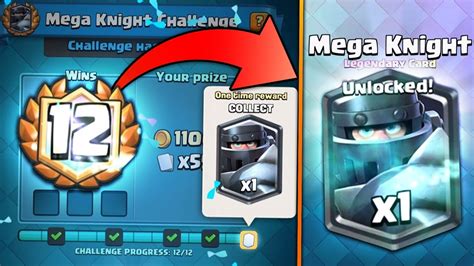 PERFECT 12 WINS MEGA KNIGHT DECK STRATEGY & 12 WIN CHEST OPENING ...