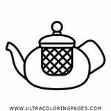 Tea Kettle Coloring Page  Ultra Coloring Pages sketch template