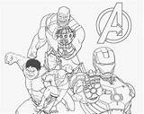 Thanos Con Infinity Gauntlet Pelea Hulk Iron Man Para Colorear  sketch template
