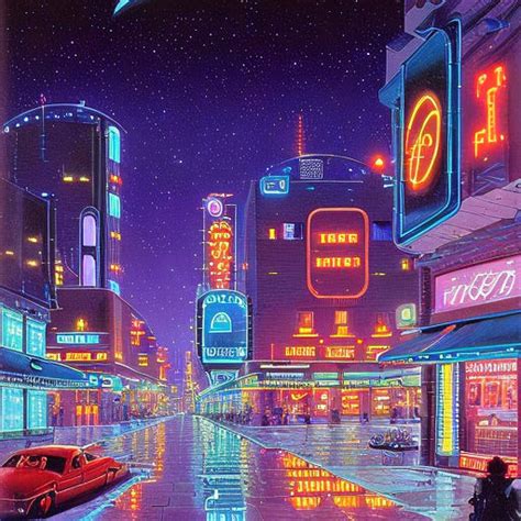 Retro future city by zoruagalaxy on DeviantArt