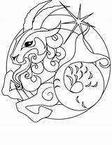 Capricorn Sign coloring Page  Free Printable Pages On Colooricom sketch template