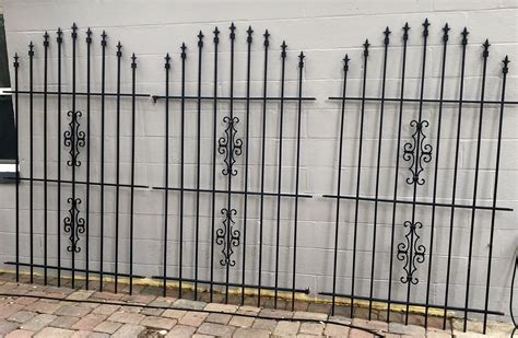 Vintage Wrought Iron Gates by SeasonedSalvage on Etsy | Wrought iron fences, Iron fence, Iron ...