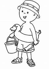 Caillou coloring Pages  ColoringLib sketch template