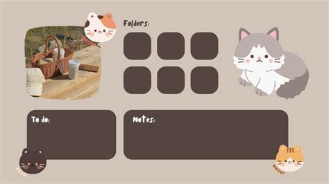 Cute Cat desktop minimalist wallpaper hd | Garabatos lindos, Fondos de ...