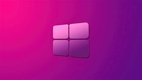 3840x2160 Windows 10 Pink Purple Gradient Logo 4k 4K ,HD 4k Wallpapers,Images,Backgrounds,Photos ...