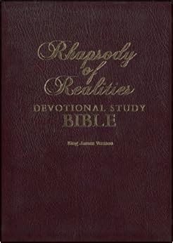 KJV Rhapsody Of Realities Devotional Study Bible: Chris and Anita Oyakhilome: 9781587121852 ...