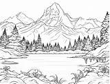29 Scenic Landscape Coloring Pages  Our Mindful Life sketch template