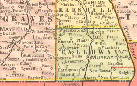 Map Of Murray Kentucky | Draw A Topographic Map