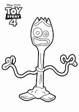 Toy Story 4 Coloring Pages sketch template