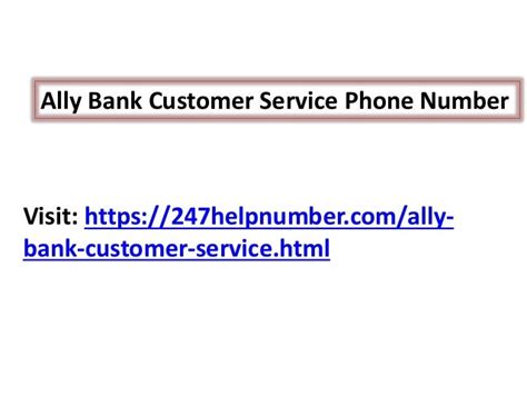 Ally bank customer service support toll free phone number