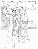 Fashion Magazine Coloring Page  Free Printable Pages For Kids sketch template