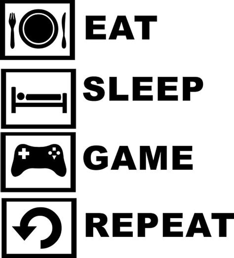 "Eat, Sleep, Game, Repeat." Posters by sweetsixty | Redbubble