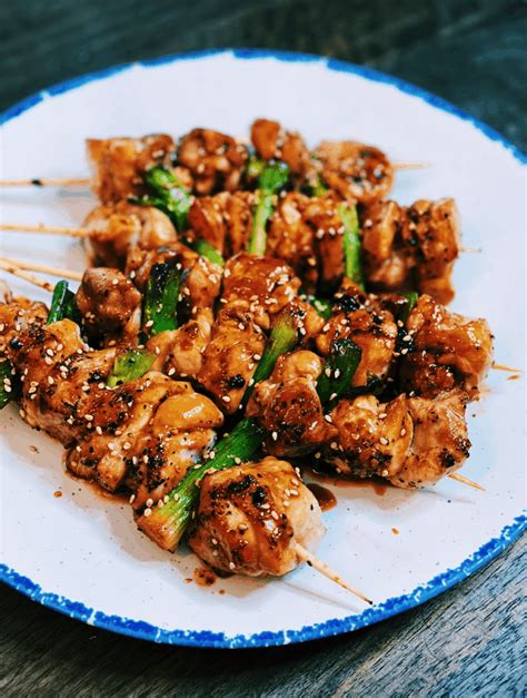 Japanese Chicken Skewers - Yakitori (Super Easy!) - Tiffy Cooks