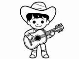 Country Music Coloring For Kids  Page sketch template