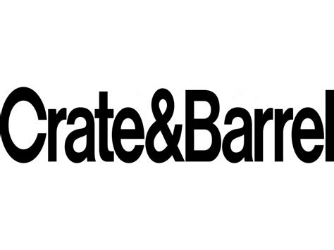 Crate & Barrel Logo PNG Transparent Logo - Freepngdesign.com