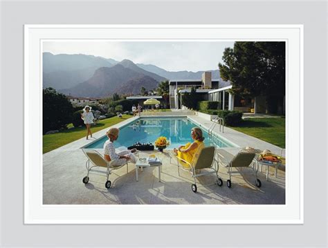 Poolside Gossip Print by Slim Aarons for sale at Pamono