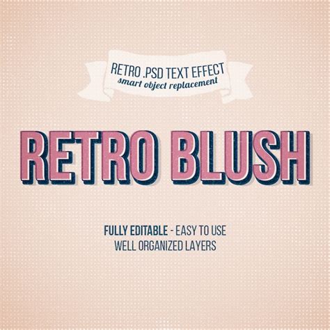 Retro Text Effect PSD, 23,000+ High Quality Free PSD Templates for Download