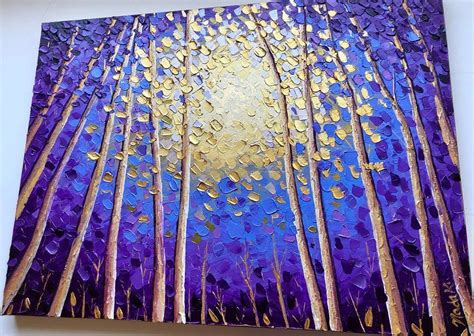 Textured acrylic painting techniques | Textured acrylic painting on ...