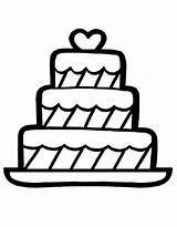 Birthday Cake Coloring Pages Free Printable PDF sketch template