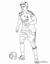 Soccer Player coloring Pages To Download And Print For Free sketch template