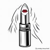 Lipstick Coloring Pages  Free & Printable sketch template