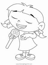 Annie Coloring Page For Kids  Free Little Einsteins Printable sketch template